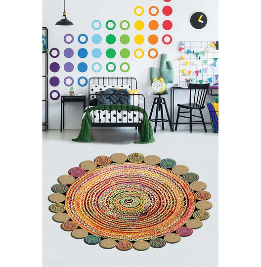 Maguire Orange/Pink/Green Rug