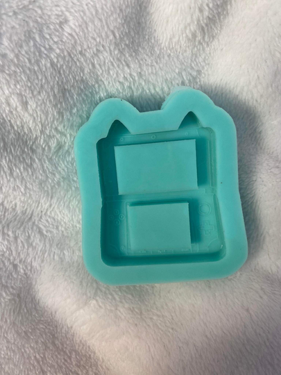 Kitty Ear Ds Handheld Console Shaker Silicone Mold For Epoxy Resin Keychains Molds Supplies Kawaii Crafting Casting Gifts
