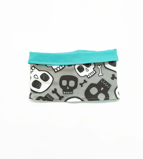 Dog Snood - Halloween Scarf "Skulls 2.0