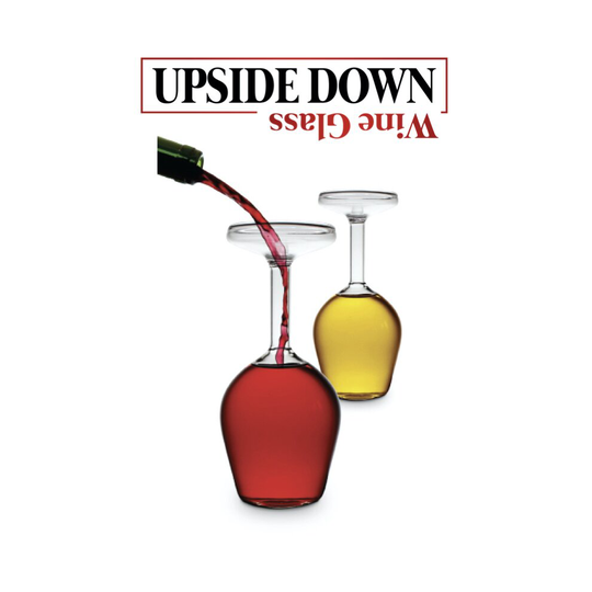 Upside Down Wine Glass( Set of 2)