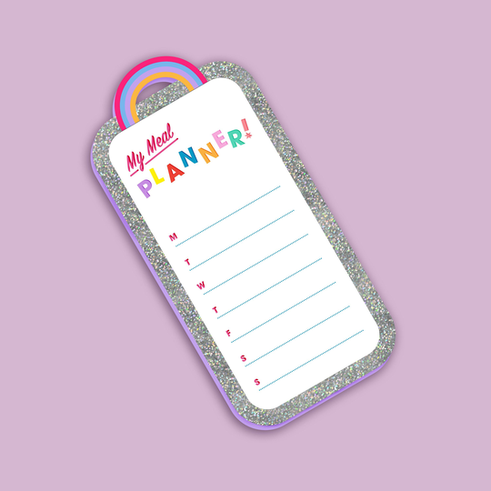 Pre-Order Wipe-Able Laser Cut Meal Planner List - White Board Fridge