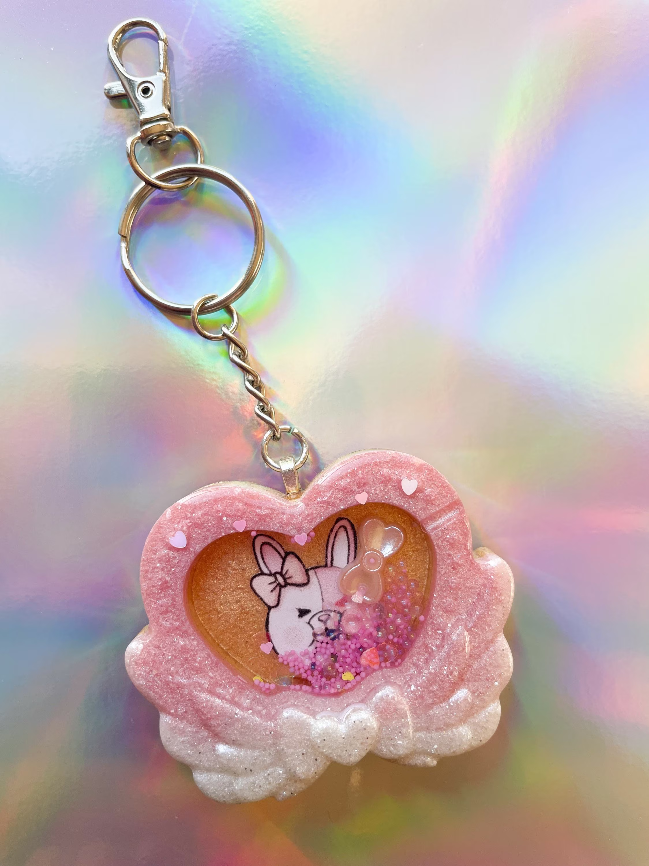 Pink, Anime, Usami Shaker Keychain