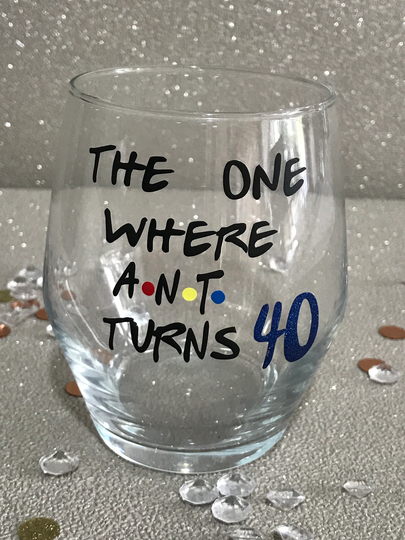 Personalised Whisky Glass, The One Where 21st 18Th Mixer Secret Santa Xmas Glass Gift, Birthday
