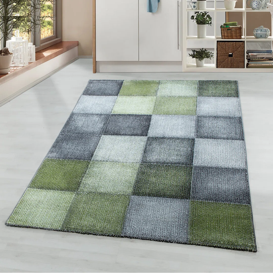 Laymon Flatweave Green Rug