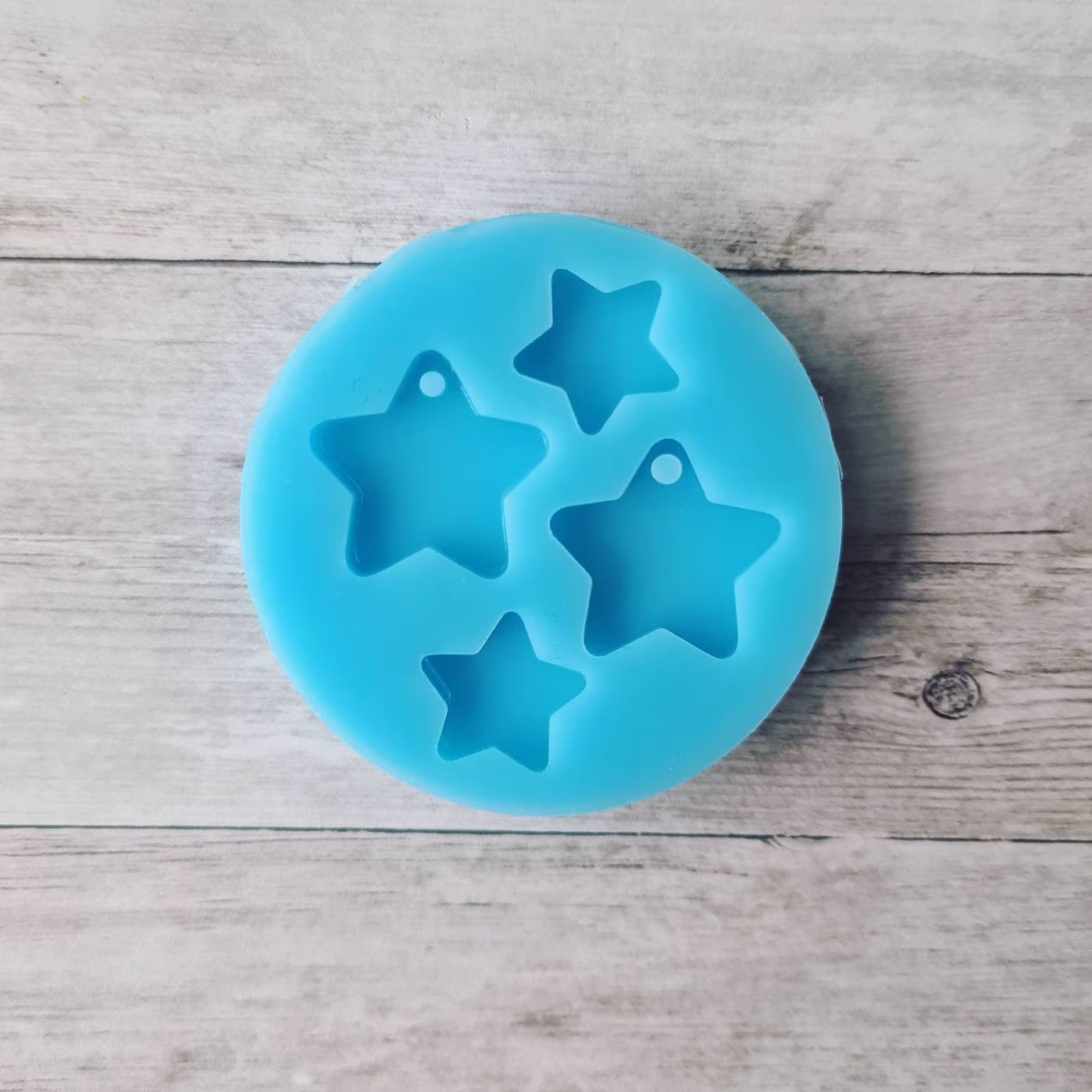 Earrings Mold - 20mm & 14mm Star Resin Mold, Flexible Silicone Polymer Clay Supplies, Supplies