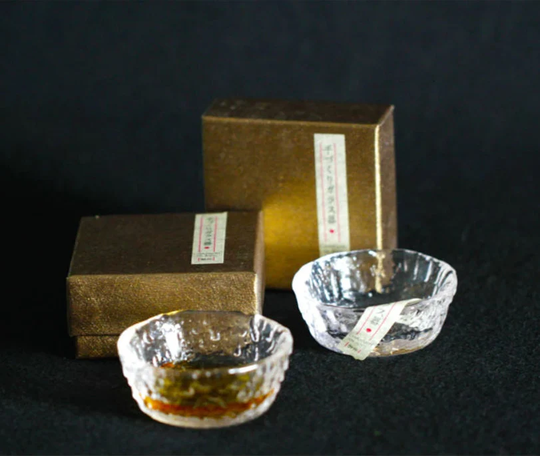 Beautiful Japanese Crystal Glass. Enjoy Your Premium Whiskey Or Spirit Drink With That Unique Heat-Resistant Glass