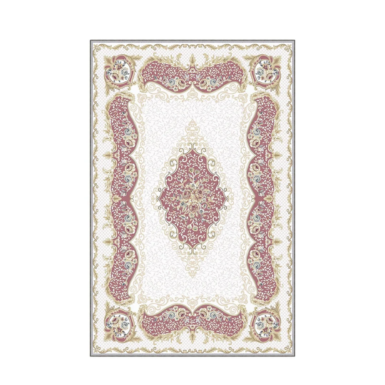 Justine Flatweave Red/White Rug