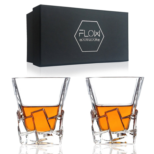 Iceberg Whisky Glasses x 2 By FLOW Barware