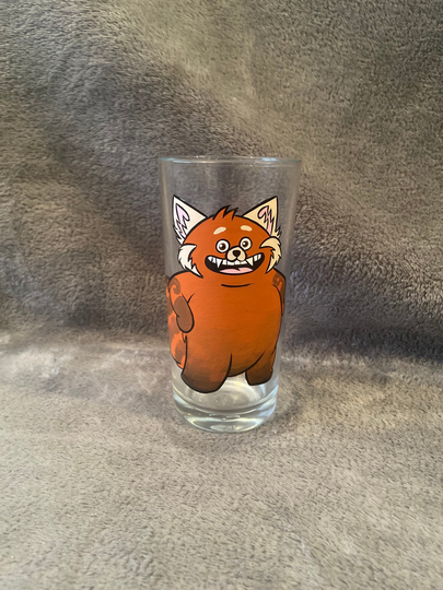 Turning Red Handpainted Tumbler