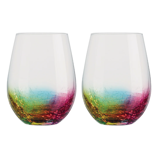 Neon 550ml Drinking Glass