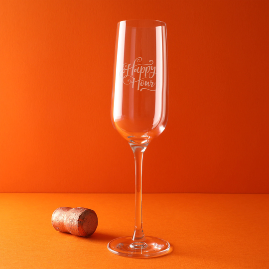 Engraved "Happy Hour