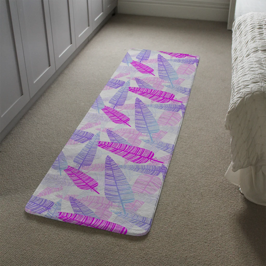 Mattawa Feathers Designer Shaggy Purple/Pink/Ivory Rug