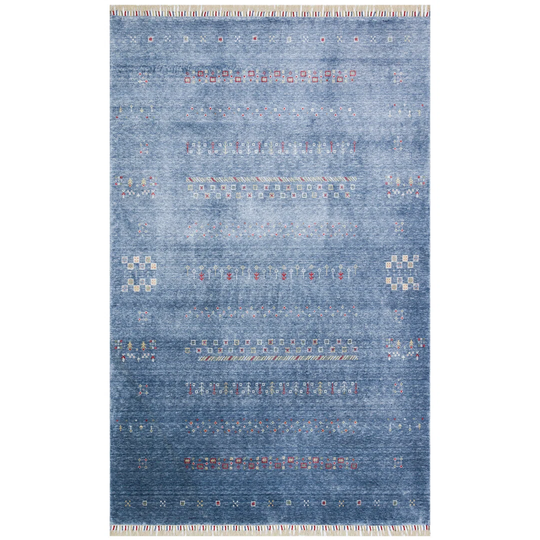 Kai Hand Knotted Blue Rug