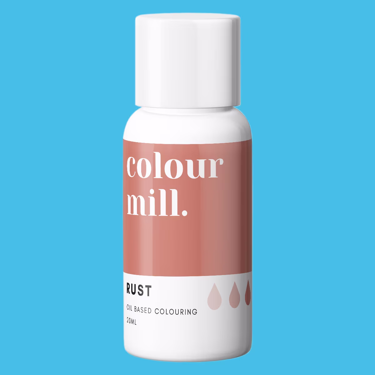 Rust Colour Mill 20Ml High Strength Vegan Food Colouring Gluten Free Halal Kosher For Buttercream Cake Sponge Baking Decorating
