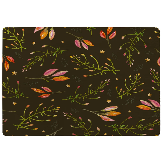 Nagel Shaggy Orange/Black/Green Area Rug