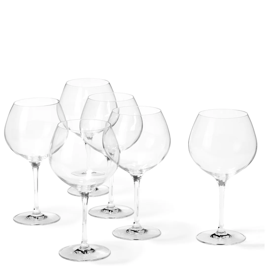 Burgundy Wine Glass