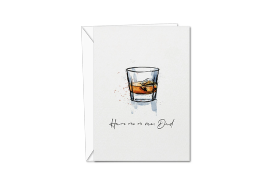 Happy Birthday Card | Dad Whisky Greeting Whiskey For Him