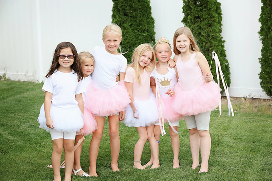 Pink Or White Big Girl Tutu, Larger Tutu, Birthday Outfit, Princess Party Full