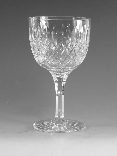 Tudor Crystal - Catherine Cut Tall Wine Glass/Glasses 5 1/4