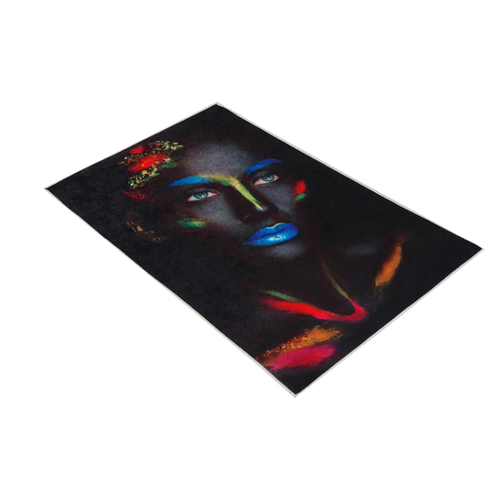 Morcant Flatweave Black/Red/Blue Rug