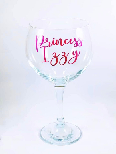 Personalised Gin Balloon Glass