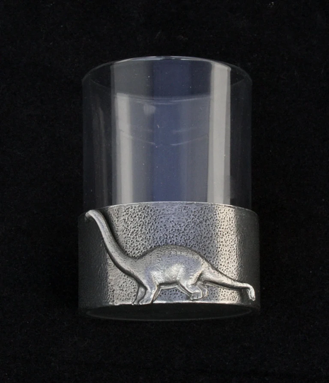 Diplodocus Shot Glasses Pewter Based Round 50Ml Dinosaur Christmas Gift 104