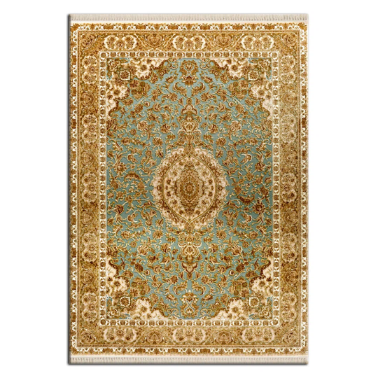 Cassell Flatweave Yellow/Turquoise Rug