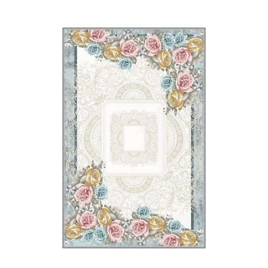 Leatrice Flatweave Pink/Blue/Beige Rug