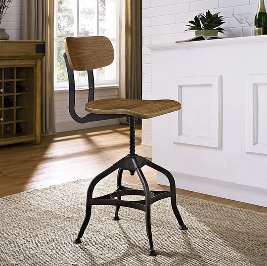 Delilah Height Adjustable Swivel Bar Stool