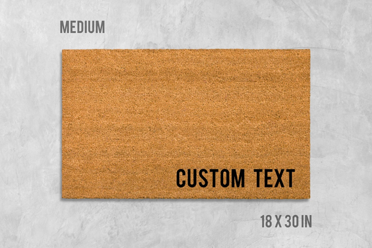 Custom - Large Doormat With No Text