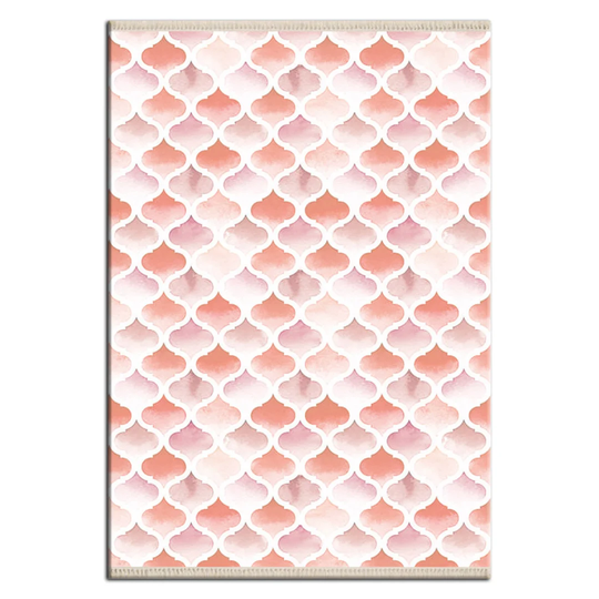 Borton Flatweave Pink/Beige Rug