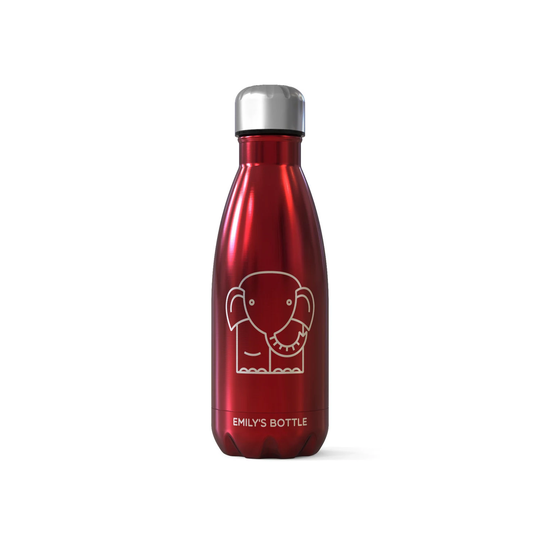 Personalised Coho Flask/Bottle - Cute Elephant