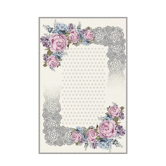 Kesha Flatweave Pink/Grey/Green Rug