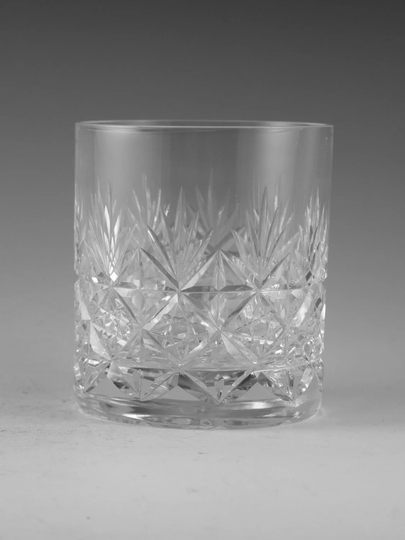 Tudor/Webb Crystal - Wellington Cut Tumbler Glass Glasses 3