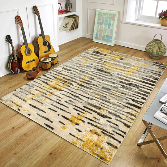 Saravia Flatweave Beige/Grey/Gold Rug