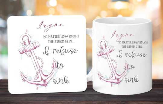 Personalised Anchor Mug,