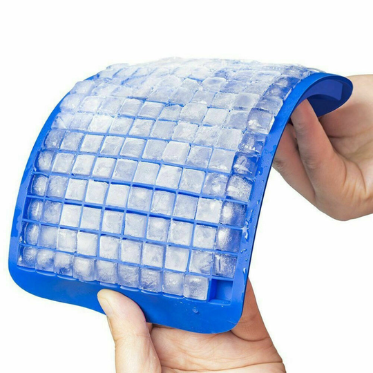 Mini Ice Cube Maker 160 Grids BPA Free Silicone Mold Tray Cold Drink