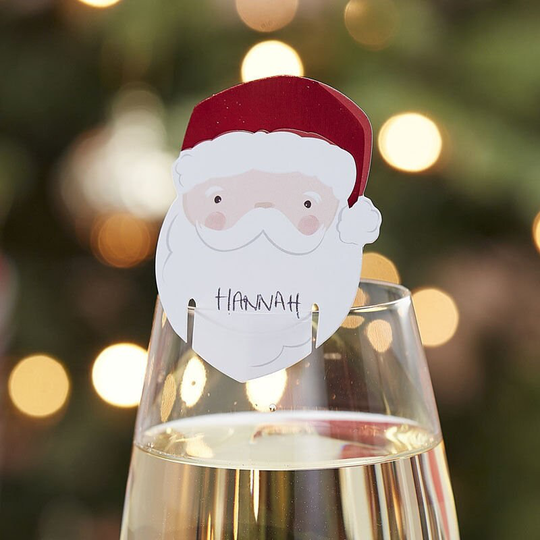 Santa Glass Decorations// Christmas Cheer//Christmas Drink //Novelty Christmas// Party//xmas Decoration// December// Santa//Glass Decoration