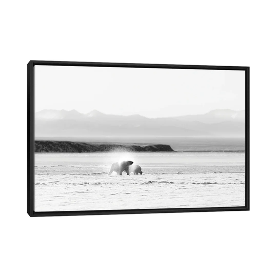 Shake by Eiji Itoyama - Floater Frame Photograph on Canvas