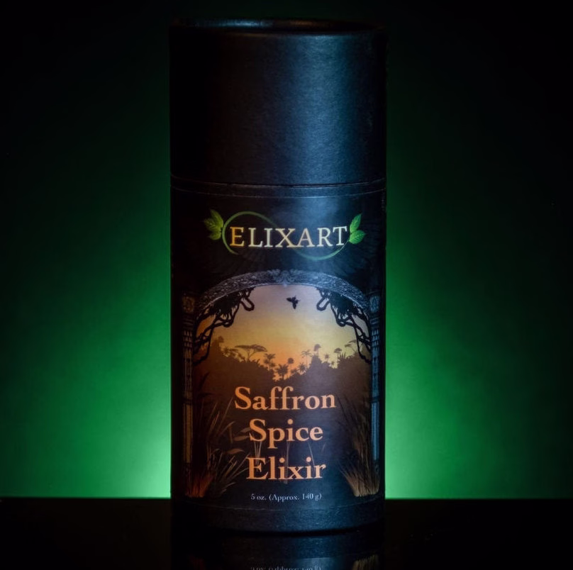 Saffron Spice Latte Elixir