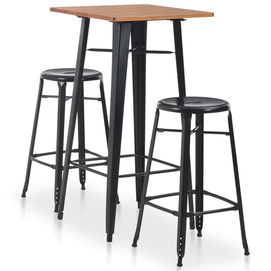 Dewitt Dining Set with 2 Chairs