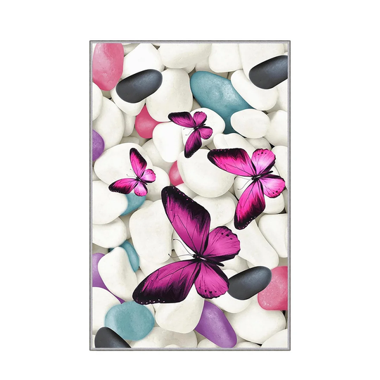 Efren Flatweave Purple/White/Blue Rug