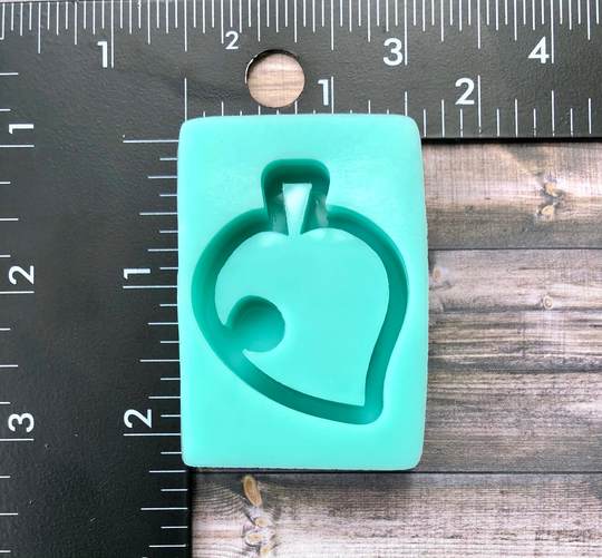 Ac Leaf Silicone Shaker Mold - Diy Keychain