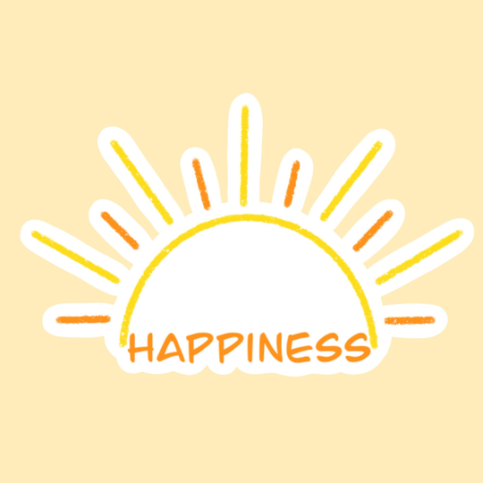 Happiness Sticker | Waterproof