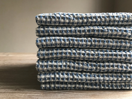 Hand Waffle Linen Cotton Towel, Sauna Spa Luxury Treatment Country Farmhouse, Eco Friendly Sustainable House, Gift Idea For Her Mom
