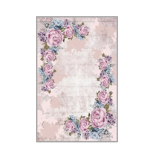 Keisha Flatweave Grey/White/Pink Rug