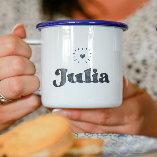 Personalised Enamel Mug