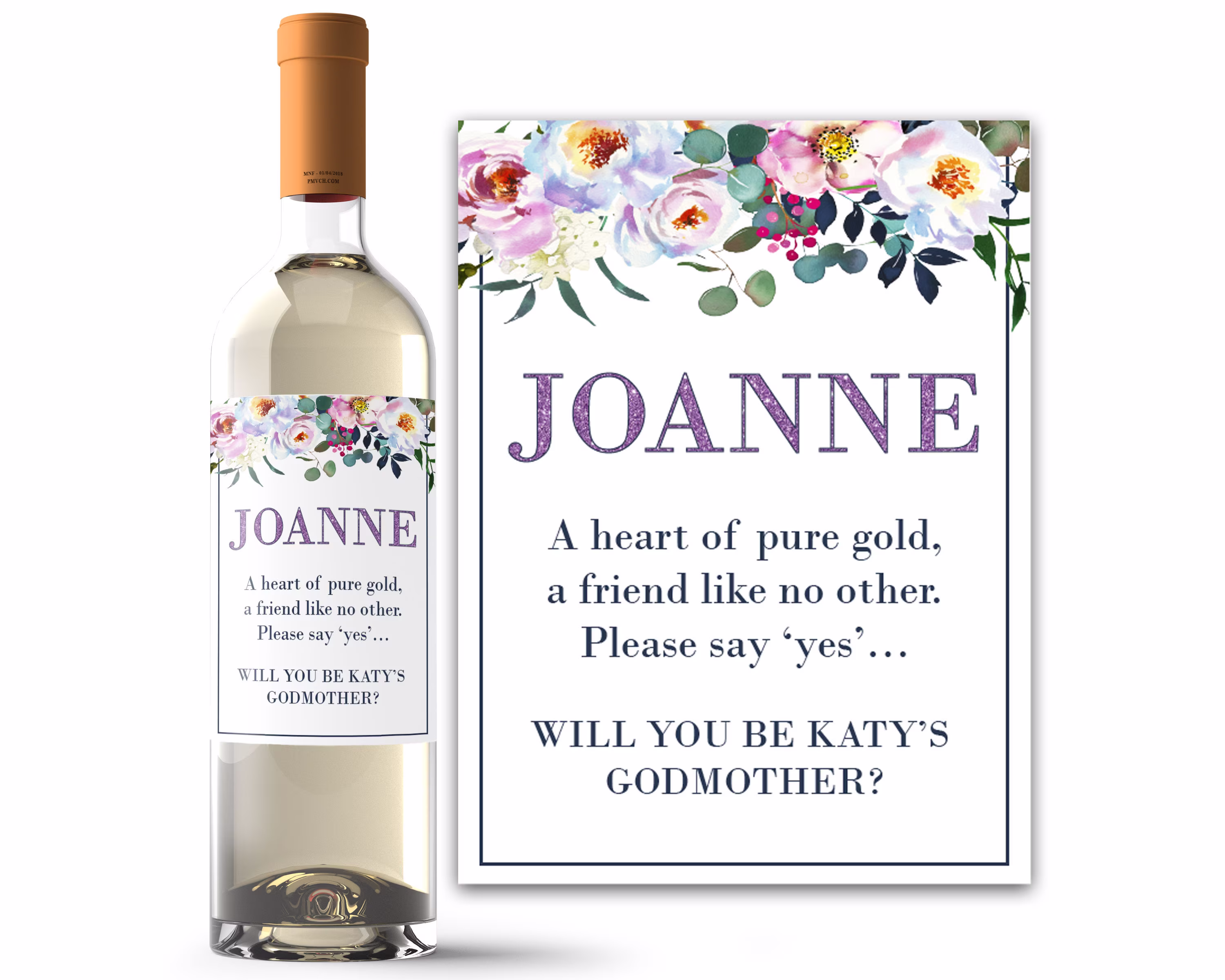 Will You Be My Godmother - Proposal Gift For Godparent Box