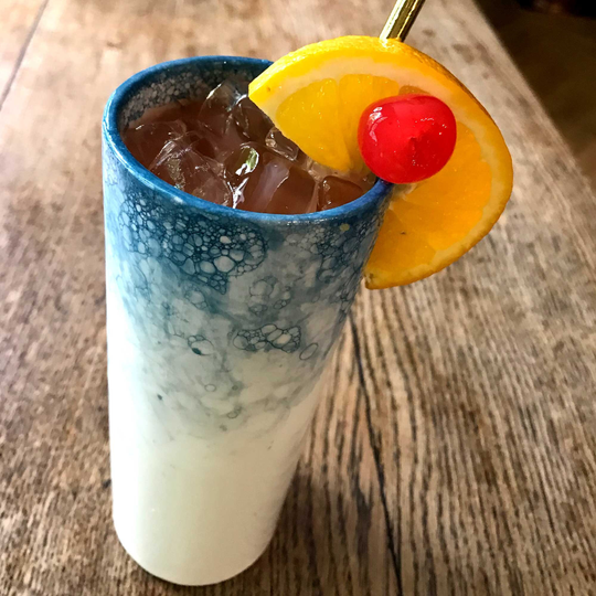 Bubble Cocktail Mug Blue