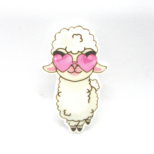 Sweetheart Llama Resin Needle Minder For Cross Stitch D117